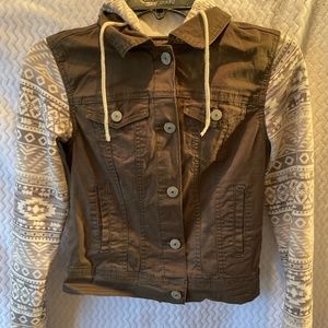 Xs Womens wallflower hooded jacket